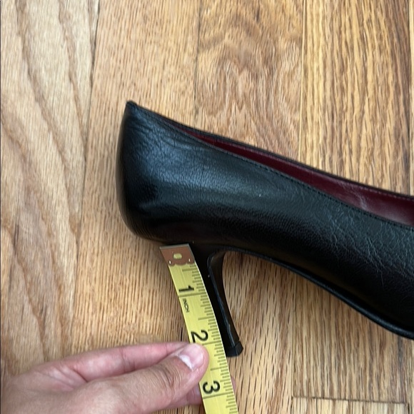 Coach Aubrey Black Leather Heels - Picture 12 of 12